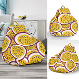 Passion Fruits Slice Pattern Bean Bag Cover