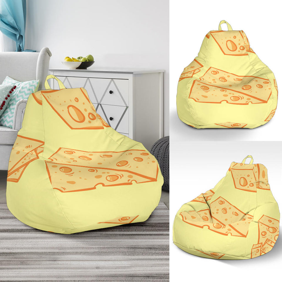 Cheese Design Pattern Bean Bag Cover