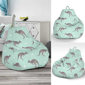 Kangaroo Pattern Background Bean Bag Cover