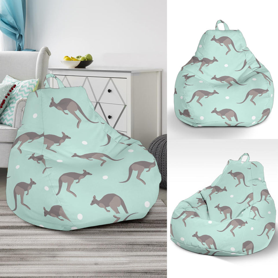 Kangaroo Pattern Background Bean Bag Cover