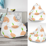 Cute Onions Smiling Faces Bean Bag Cover