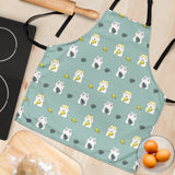 Cute Hamster Cheese Pattern Adjustable Apron
