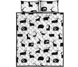 Goat ram pattern Quilt Bed Set