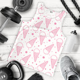 Hand drawn ice cream pattern Men Tank Top