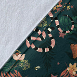 Snake Forest Pattern Premium Blanket
