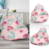 Cute Little Mermaid Pattern Bean Bag Cover