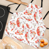 Watercolor Koi Fish Carp Fish Pattern Adjustable Apron