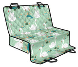 White Swan Lake Pattern Dog Car Seat Covers