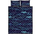 Shark pattern Quilt Bed Set