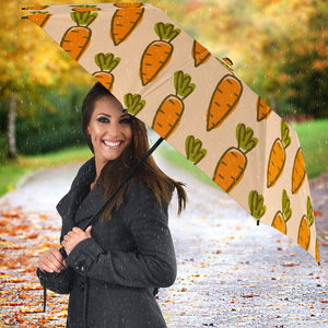 Carrot Pattern Print Design 04 Umbrella