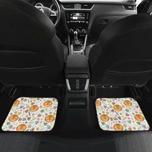 Lion Pattern Print Design 04 Front and Back Car Mats