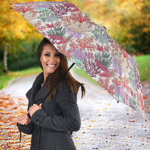Coral Reef Pattern Print Design 03 Umbrella