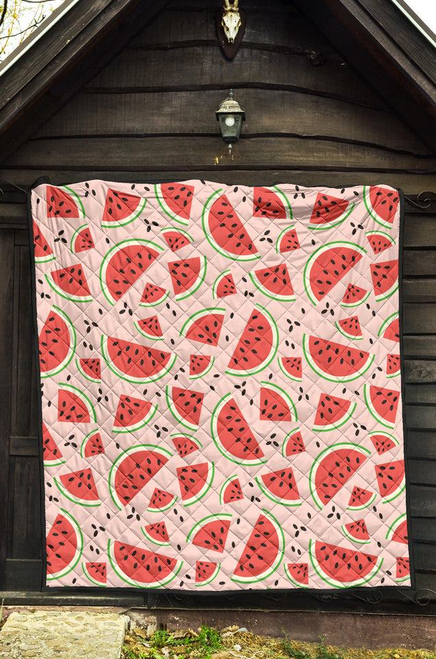 Watermelon Pattern Premium Quilt