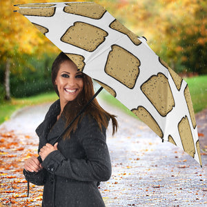 Bread Toast Pattern Print Design 03 Umbrella