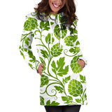 Hop Design Pattern Women'S Hoodie Dress