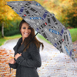 Skate Board Pattern Print Design 03 Umbrella