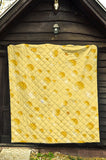 Cheese Texture Premium Quilt