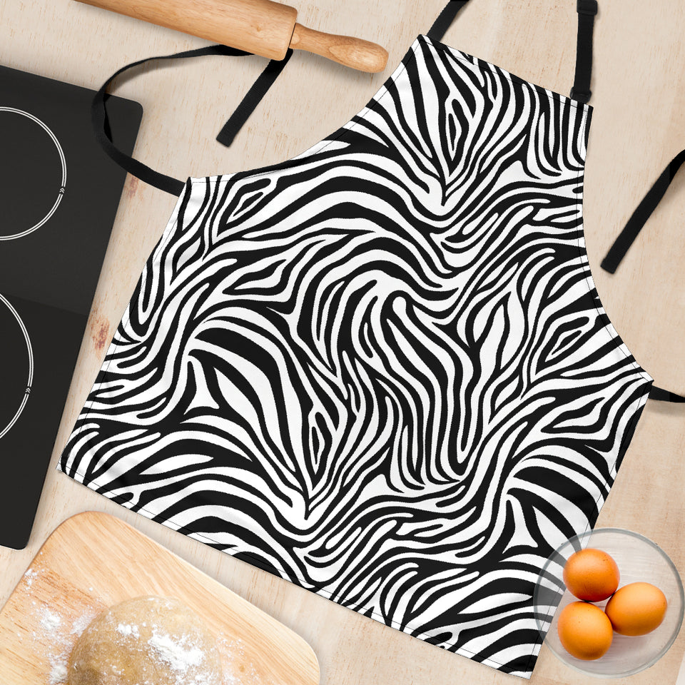 Zebra Skin Pattern Adjustable Apron