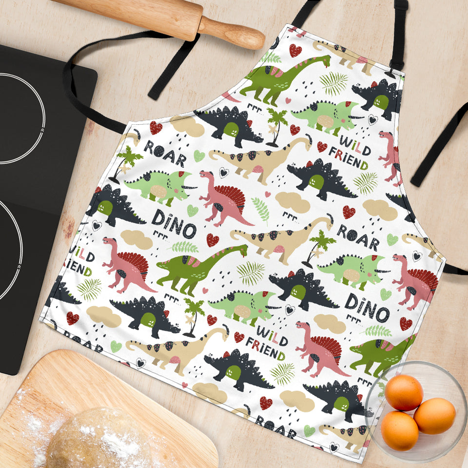 Cute Dinosaurs Pattern Adjustable Apron