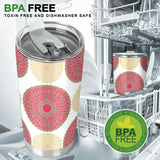 Circle Indian Pattern Tumbler