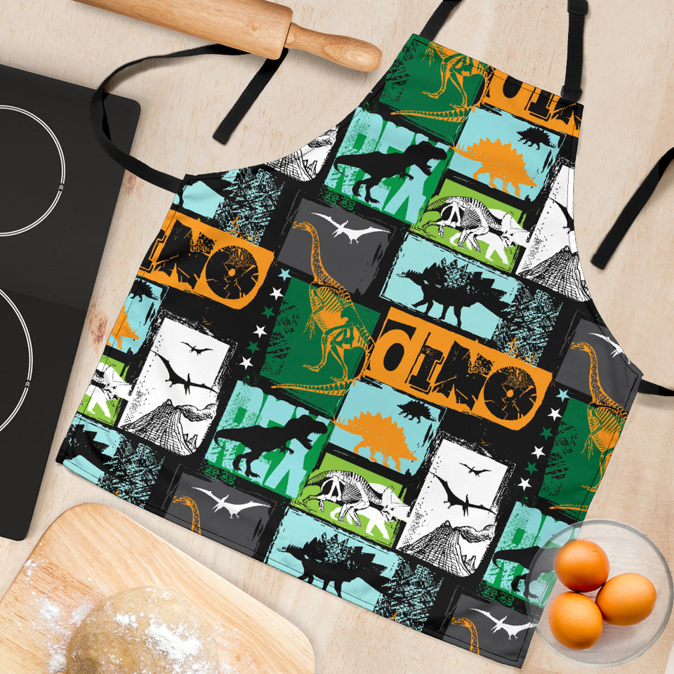 Dinosaurs Print Pattern Adjustable Apron