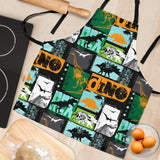 Dinosaurs Print Pattern Adjustable Apron