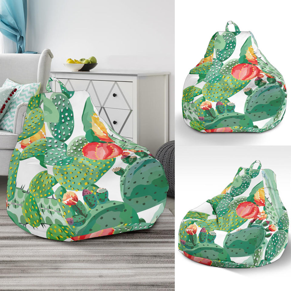 Cactus Design Pattern Copy Bean Bag Cover