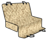 Hand Drawn Peanuts Pattern Dog Car Seat Covers