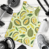 Durian leaves pattern background Men Tank Top