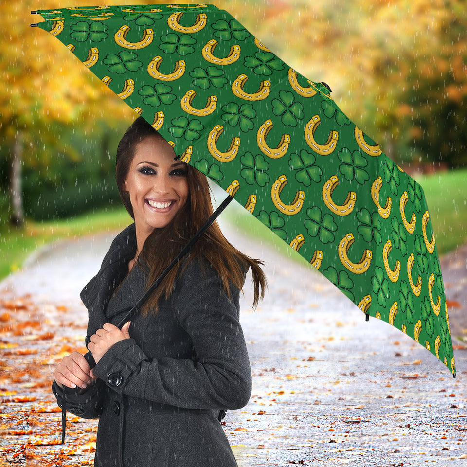 Horseshoes Pattern Print Design 05 Umbrella