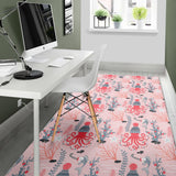 Octopus Winter Hat Garland Fish Candy Seaweed Coral Starfish Area Rug
