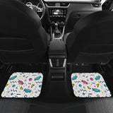 Candy Design Pattern Front And Back Car Mats