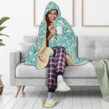Classic Hand Drawn Grape Pattern Hooded Blanket