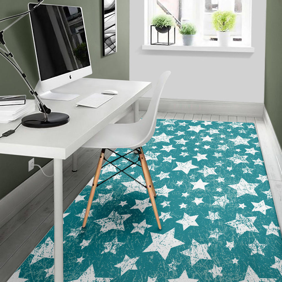 Vintage Star Pattern Area Rug