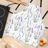 Hand Painting Watercolor Lavender Adjustable Apron