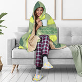 Avocado Pattern Hooded Blanket