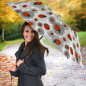Ladybug Pattern Print Design 05 Umbrella