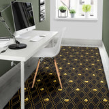 Casino Cards Suits Pattern Print Design 01 Area Rug