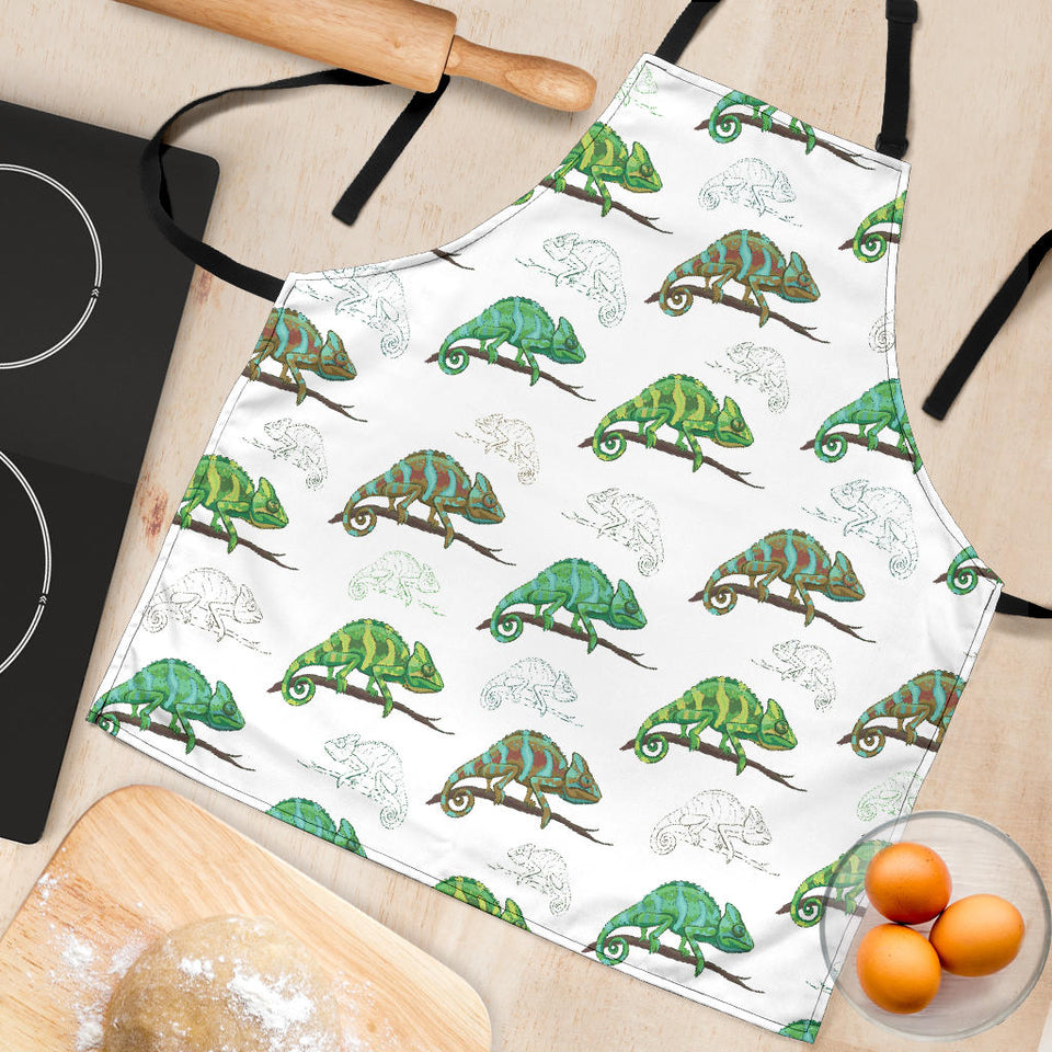 Chameleon Lizard Pattern Adjustable Apron