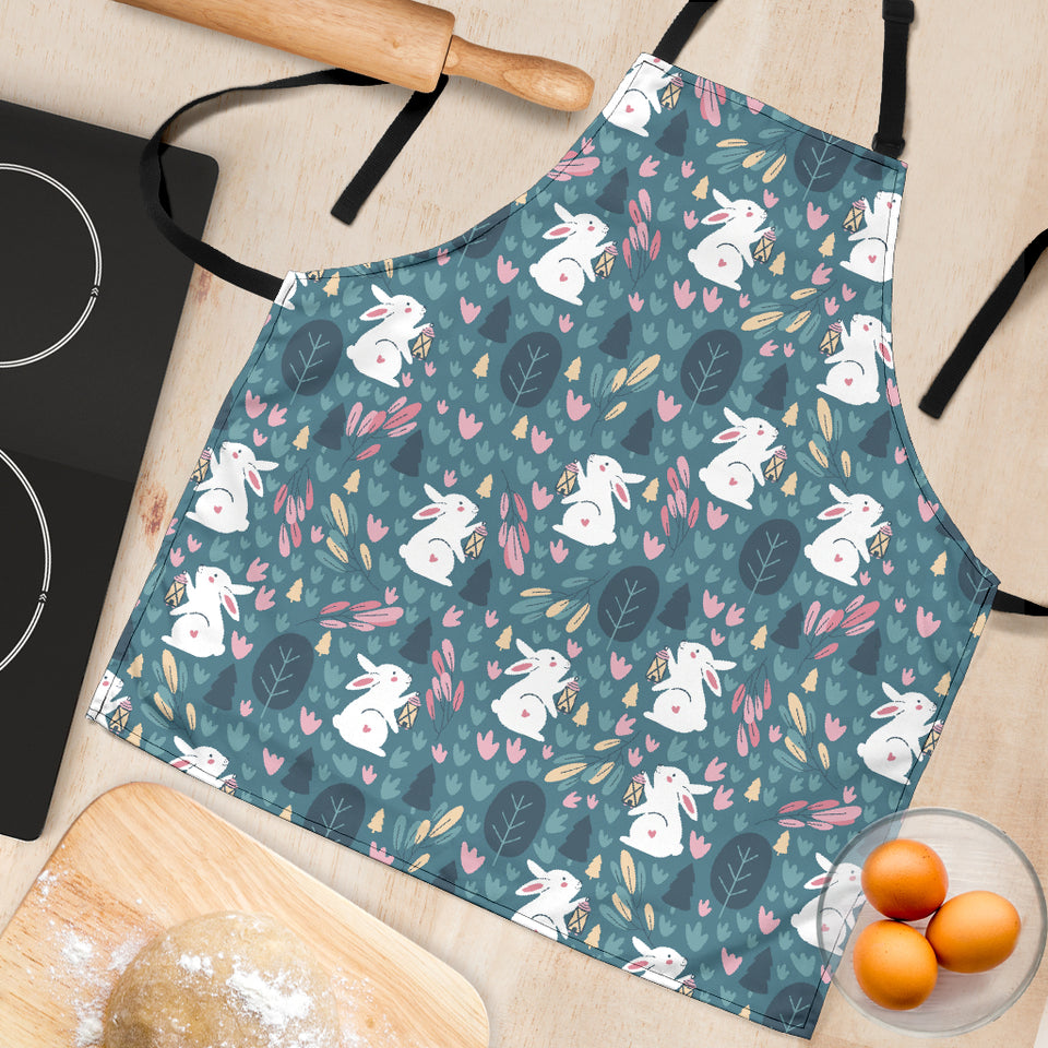 Cute Rabbit Pattern Adjustable Apron