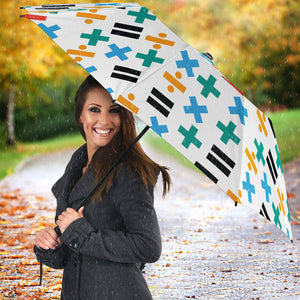 Math Pattern Print Design 05 Umbrella