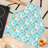 Llama Alpaca Cactus Leaves Pattern Adjustable Apron