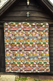 Sun Glasses Pattern Print Design 02 Premium Quilt