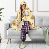 Peanuts Design Pattern Hooded Blanket