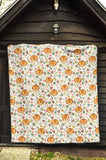 Lion Pattern Print Design 04 Premium Quilt