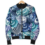 Shell Design Pattern Men'S Bomber Jacket