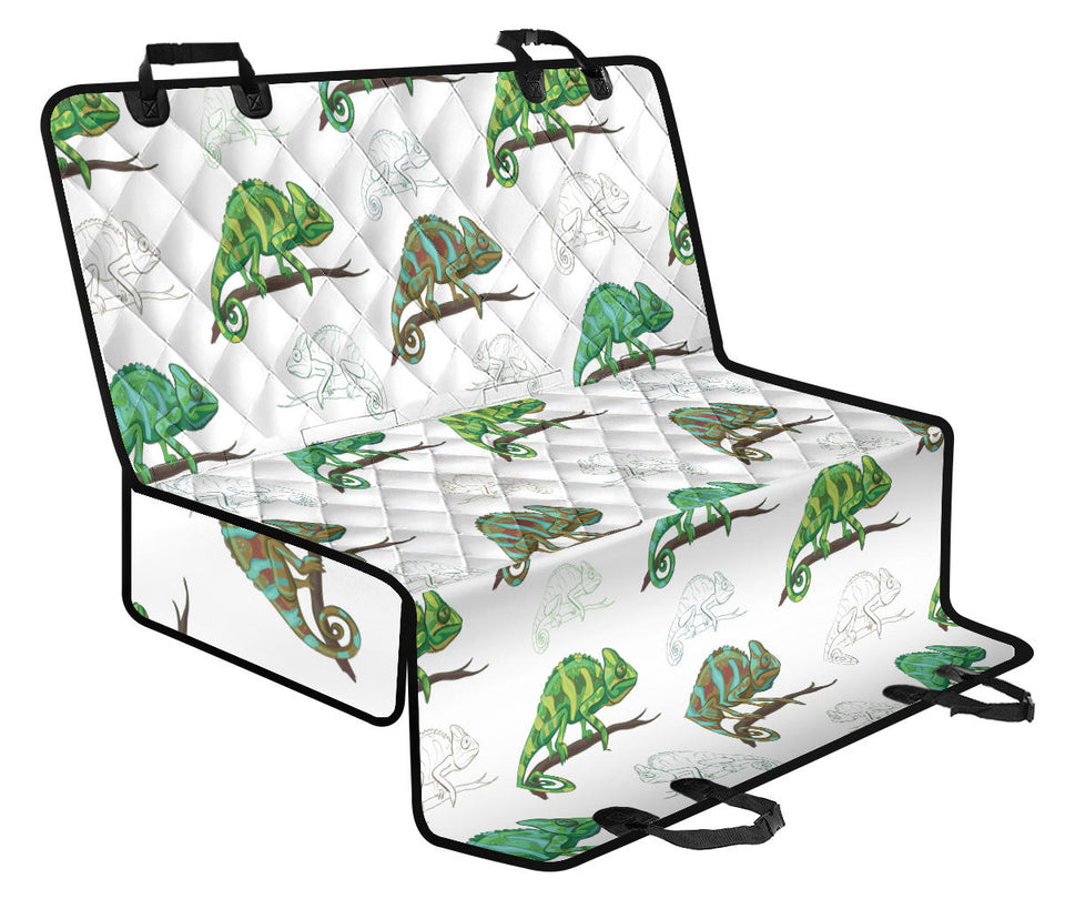 Chameleon Lizard Pattern Dog Car Seat Covers
