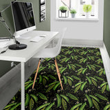 Green Peas Pattern Print Design 02 Area Rug