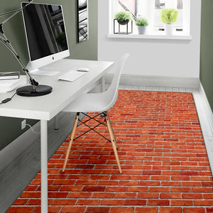 Brick Printed Pattern Print Design 03 Area Rug