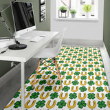 Horseshoes Pattern Print Design 04 Area Rug
